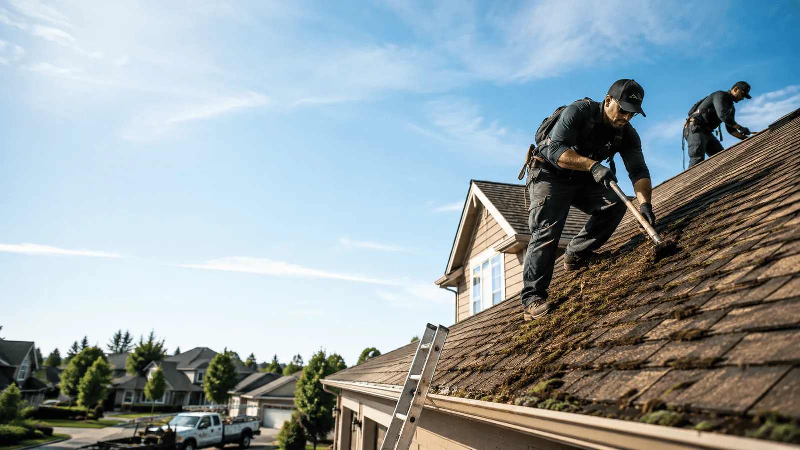 Roof Moss Removal in College Corner, OH near me